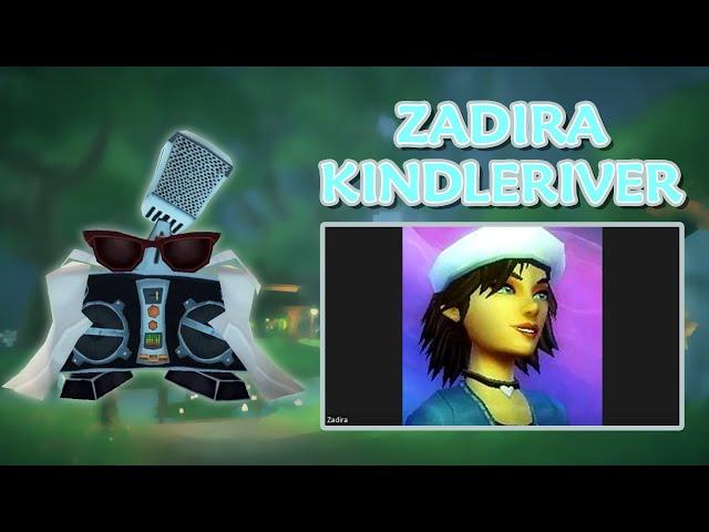 - Zadira Kindleriver - Podcast | Free Realms Sunrise