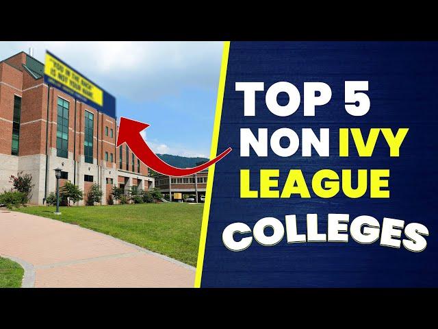 Top 5 Best NON IVY league Schools | Moonpreneur