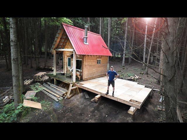 Ep.1 Small Cabin Expanded to BIG CABIN! - Humongous Off Grid Addition