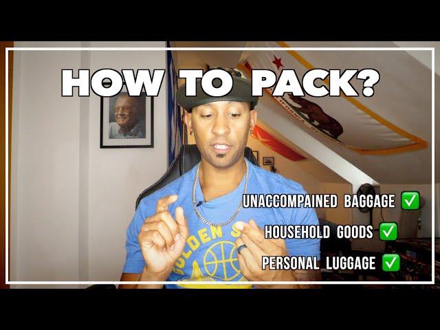 PCS to Germany: What to Bring Overseas - Unaccompanied Baggage, Household Goods, & Personal Luggage