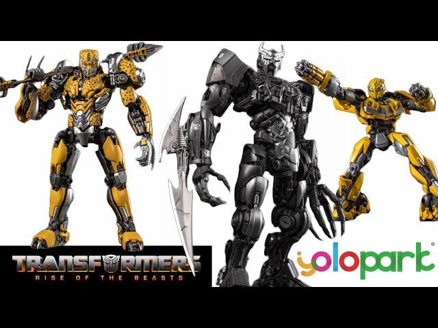 Transformers Rise of the Beasts Scourge and Cheetor from Yolopark! With a Bumblebee upgrade!