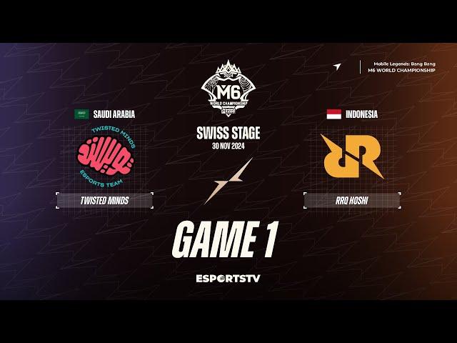 Twisted Minds vs RRQ Hoshi GAME 1 M6 World Championship | RRQ vs TW ESPORTSTV