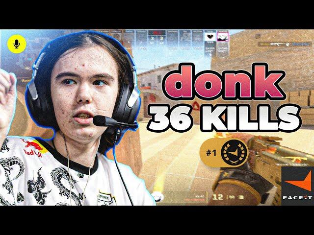 CS2 POV | donk Faceit Ranked (Mirage) with baz - Voice Comms 36-15