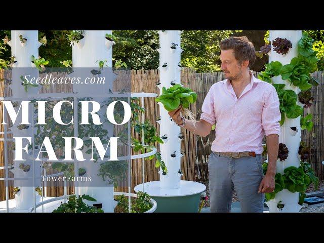 Seedleaves Aeroponics TowerGarden micro farm UK