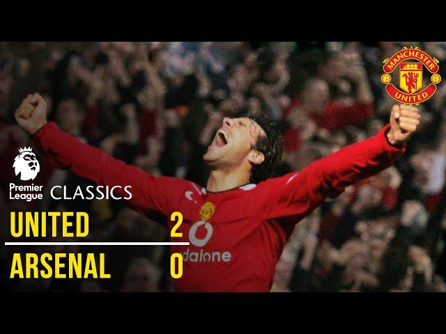 Manchester United 2-0 Arsenal (04/05) | Premier League Classics | Manchester United