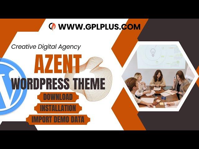 Azent - Creative Digital Agency WordPress Theme , Download , Installation & Import Demo Data