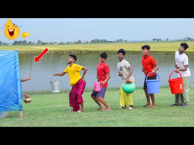 New Funniest Jhal Muri Comedy Video 2024  Amazing Totally Funny Video 2024 Epi 335 By @BidikFunTv