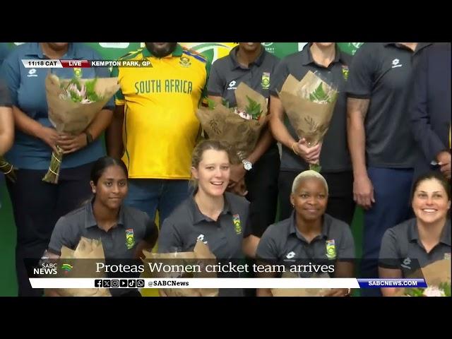 SA's Women's Cricket  Team | Team arrives home from T20 World Cup