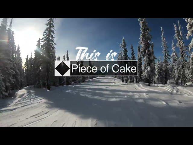 This is Piece of Cake POV at Big White Ski Resort (4k)