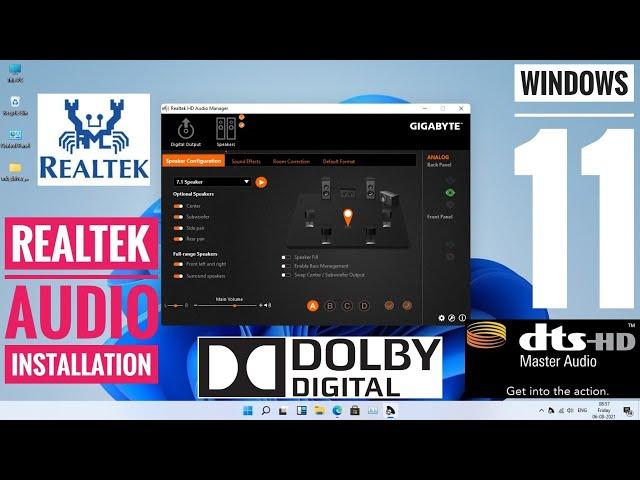 Installing Realtek HD Audio on windows 11 #win11audiofix #realtekaudio Missing Audio On windows 11