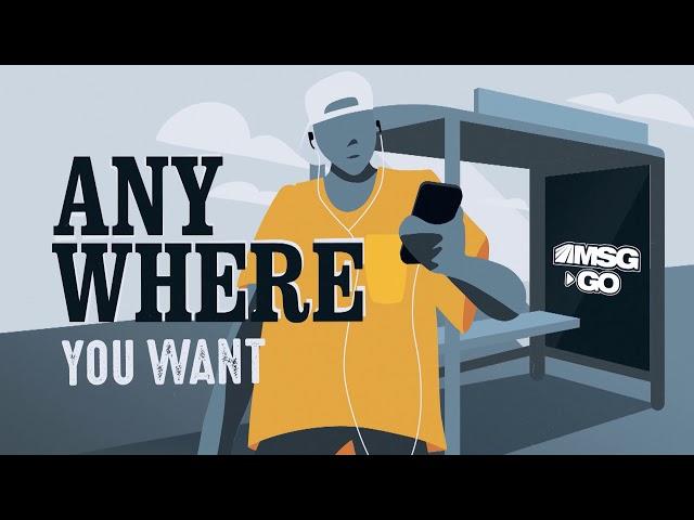 Watch Your Favorite Teams on MSG Networks with MSG GO!