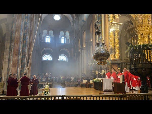 The Botafumeiro at the Santiago de Compostela Cathedral