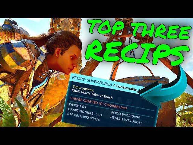 How To Make The TOP 3 RECIPES IN Ark Survival Ascended!!! Overpowered Stats Recipes!!!