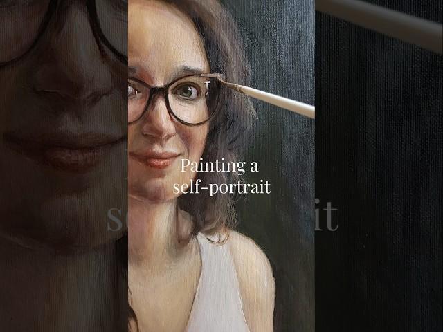 Join me painting my self-portrait! #portraitart #portraitpainting #art