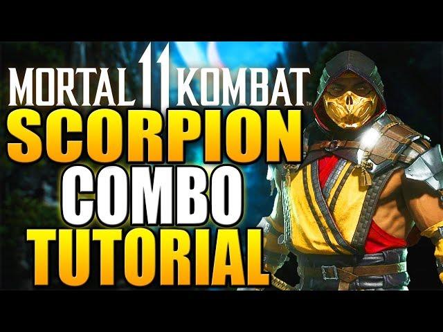 Mortal Kombat 11 Scorpion Combos - Mortal Kombat 11 Scorpion Combo Tutorial Daryus P