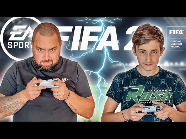 ÇA VA MAL FINIR ! FIFA 22 AVEC MON PÈRE (partie 1)