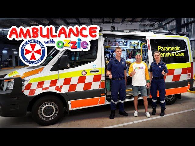 Ambulance For Kids | Learn About NSW Ambulance and Paramedics with Ozzie | Educational Kids Video