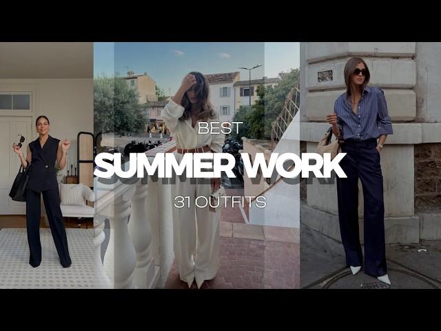 31 Easy SUMMER WORK OUTFITS to Elevate Your Office Style Effortlessly