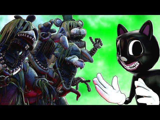 [SFM FNaF] Drowned Animatronics vs Cartoon Cat