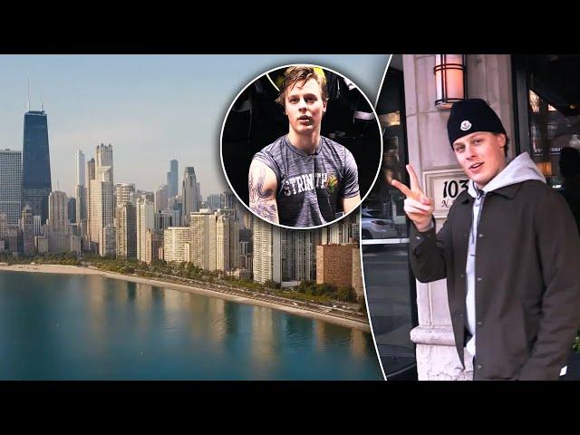 A day in Chicago with Adam Boqvist (English subtitles)