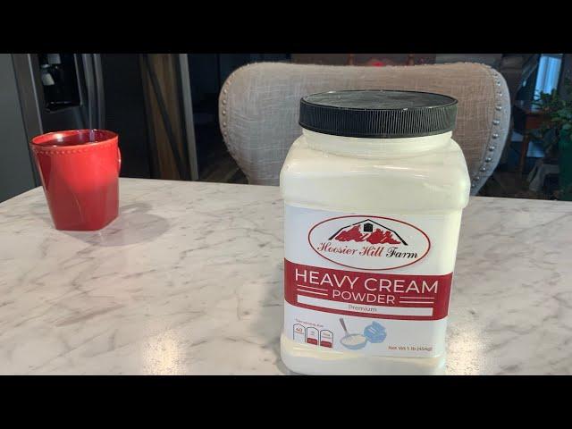 Can you make whip cream with heavy cream powder