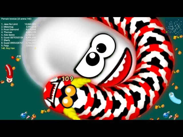 Worms Zone Magic Gameplay  #192 - Hornworms Against Giant Worms - Xmood Roy