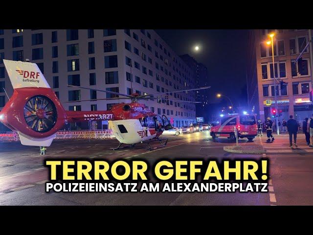 Großer Polizeieinsatz am Alexanderplatz!  was ist los in Deutschland?