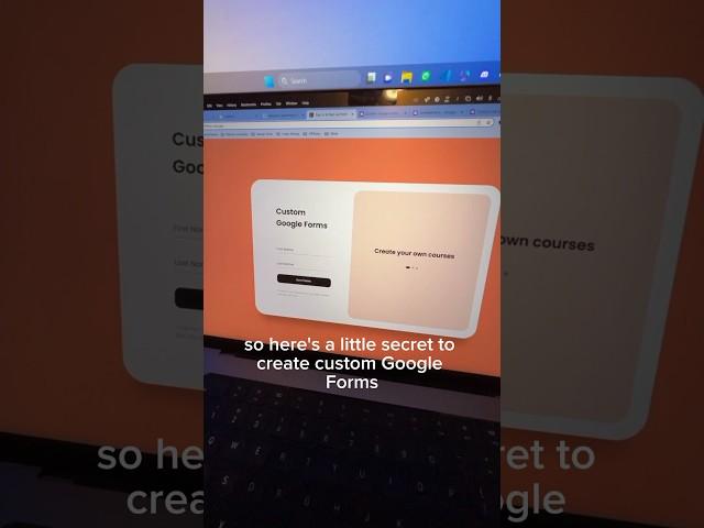Custom google forms for SEO boost? 🫢 #webdevelopment #customgoogleforms #css