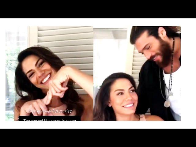 Demet and Can answering questions -English subs