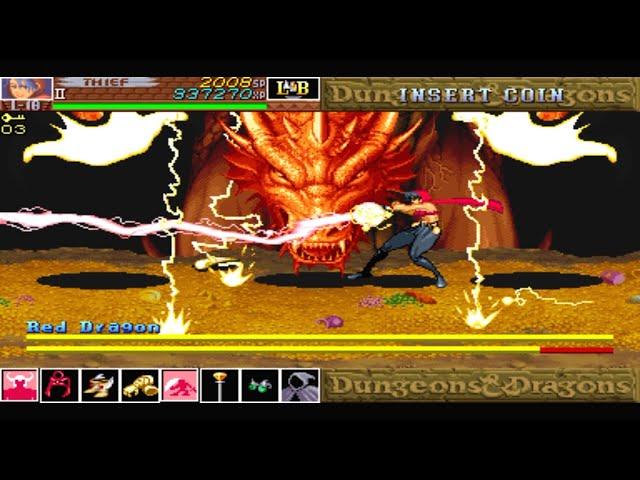 던전 앤 드래곤 2 도적(Moriah, 모리아) 아시아버전 최고난이도 원코인(Dungeons & Dragons Shadow over Mystara Thief Moriah 1CC)