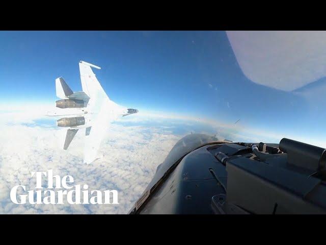 US military releases footage showing Russia fighter jet in 'unsafe' manoeuvre near Alaska