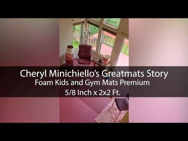 Cheryl Minichiello Greatmat's Story - Foam Mat Flooring with Dogs