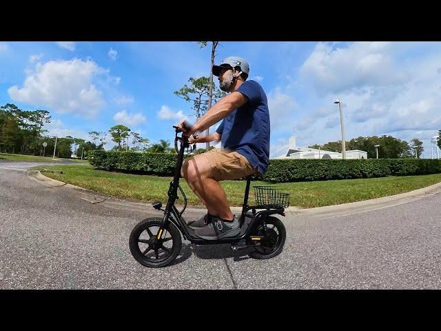 Gotrax ASTRO Electric Scooter with Seat, 14" Pneumatic Tire