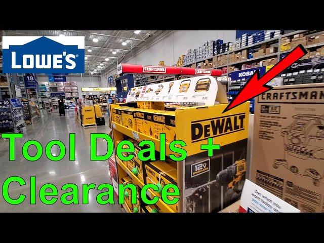 Tool Deals + Clearance Shopping at Lowes