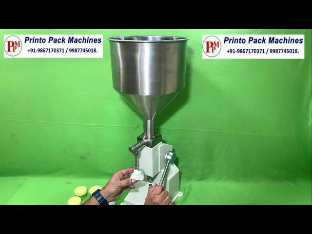 Manual paste filling machine | Low cost paste filling machine | Cream filling machine | Paste filler