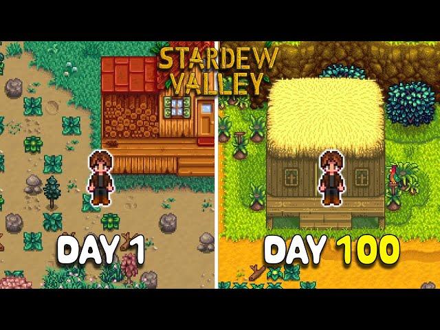 How far can I get in 100 days of Stardew Valley?