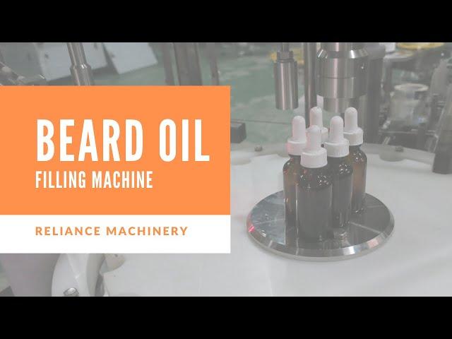 R-VF 1 Oz beard oil glass dropper bottle filling machine for USA - Reliance Machinery Co.,Ltd