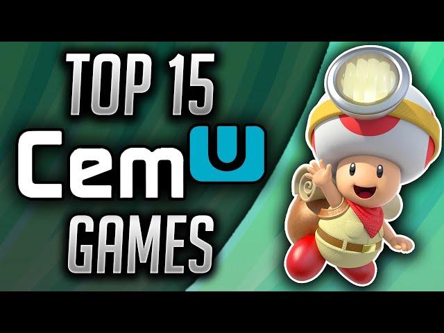 Top 15 Games on CEMU Emulator! (Wii U Emulator) 2023