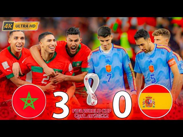 Morocco defeats Spain in an epic match and qualifies for the quarter-finals of the 2022 World Cup