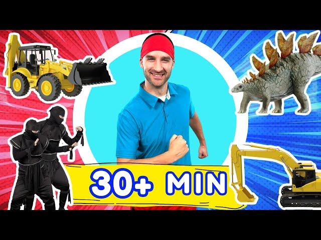 6-in-1 Kids Adventure Stories | Dinosaurs, Excavators + MORE! | 30 Minutes ⏰ | Your Pal Al - Kids TV