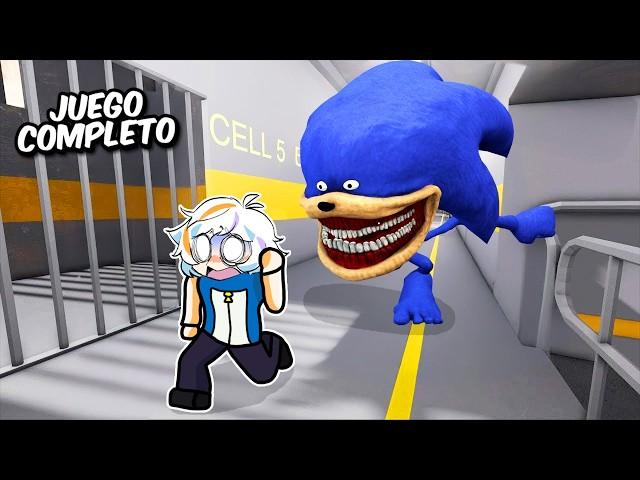 ESCAPA DE LA PRISION DE SHIN SONIC COMPLETO (THE SHIN SONIC TAPES BARRY'S PRISON RUN ROBLOX)