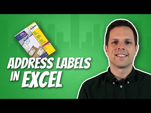 How to print mailing labels from Excel