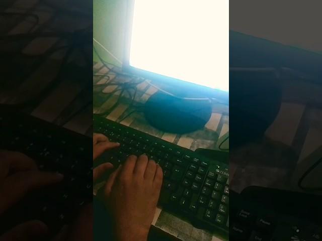 Danger typing with song by ( Kaushik Computer Academy) ( shamli) mob. 9058656057 ##educational