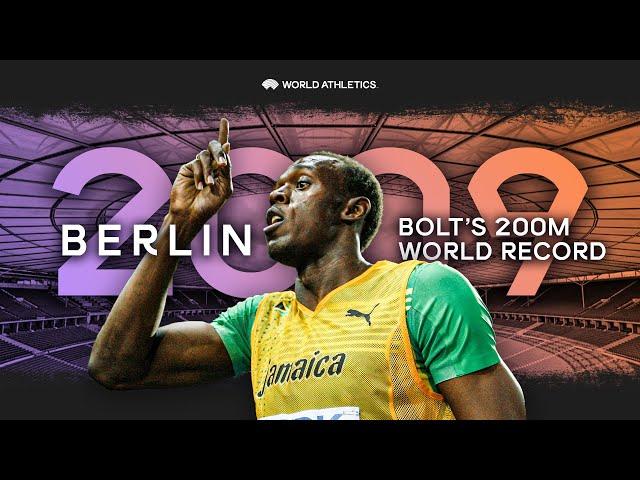 Usain Bolt's 200m world record  | World Athletics Championships Berlin 2009