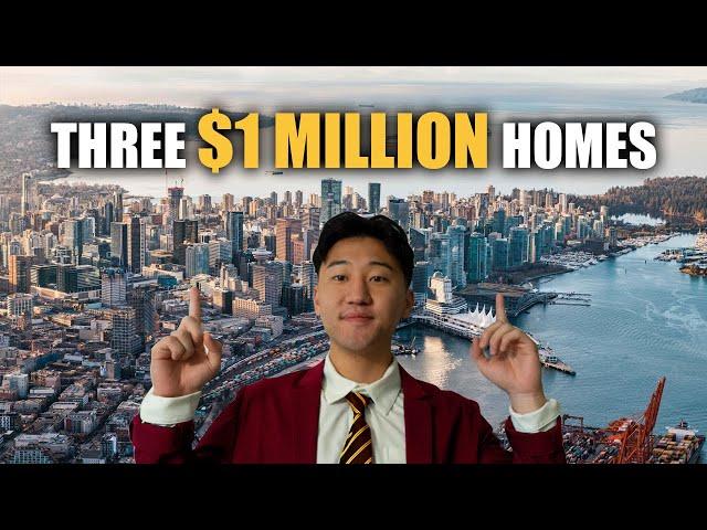 Exploring 3 different $1 million dollar properties in Vancouver BC