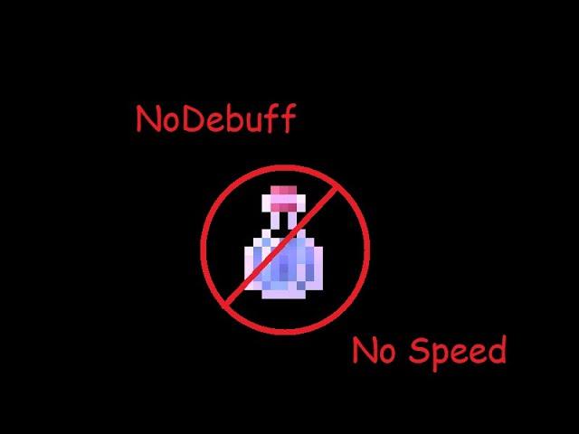 Minecraft Hypixel NoDebuff PvP But I Can't Use Speed Potions