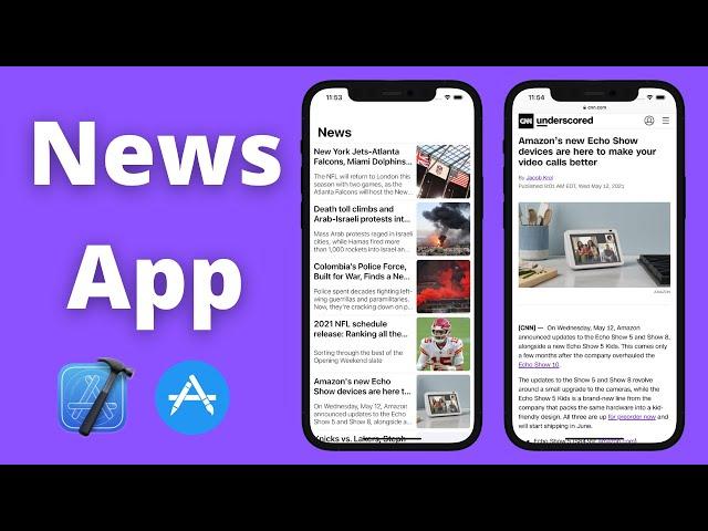 Swift: Build News App (2023, Xcode 12, Swift) - iOS Development for Beginners