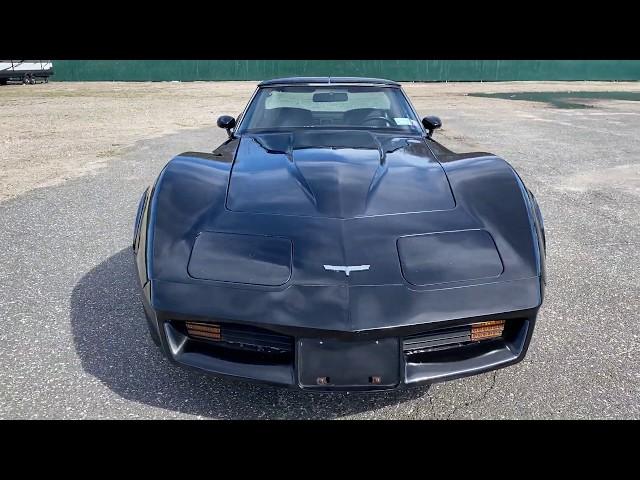 1980 CHEVROLET CORVETTE BLACK ON BLACK 4 SPEED, ONLY 65,000 ORIGINAL MILES