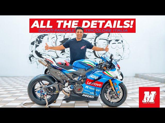 REVEALED! The Motomillion Panigale V4 Tricolore Italia — A Work of ART! | Walkaround