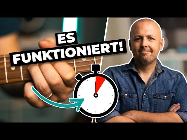 Gitarre spielen lernen in 5 MINUTEN, ohne Vorkenntnisse!